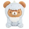 Chairoikoguma San-X Original Plays with Dino Series Plush - Pastel Blue