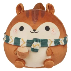 Honeymaru Squirrel Rolling Mochi Plush