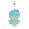 KIKI of Twin Stars Blue Raincoat Keychain Plush