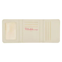 Korilakkuma Sakura Cherry Blossom Pu Leather Tri-Fold Wallet Pouch