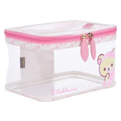 Korilakkuma Sakura Clear Cosmetics Pouch Bag