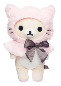 Korilakkuma San-X Original Dressed in a Pink Hooded Cat Capelet