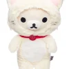 Korilakkuma San-X Original In A White Fluffy Cat Costume