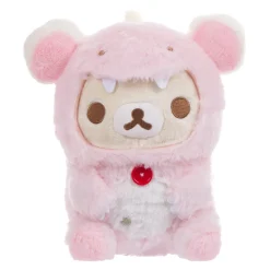 Korilakkuma San-X Original Plays with Dino Series Plush - Pastel Pink