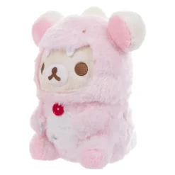 Korilakkuma San-X Original Plays with Dino Series Plush - Pastel Pink