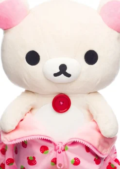 Korilakkuma San-X Original Strawberry Pattern Pink Sleeping Bag Plush