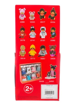 Monchhichi Beige Boy With Bib - Red/White