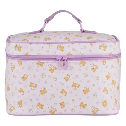 Rilakkuma Cherry Blossom Cosmetic Bag - Purple