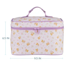 Rilakkuma Cherry Blossom Cosmetic Bag - Purple