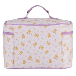 Rilakkuma Cherry Blossom Cosmetic Bag - Purple