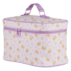Rilakkuma Cherry Blossom Cosmetic Bag - Purple