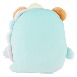 Rilakkuma San-X Original Plays with Dino Flat Mochi Series Plush - Pastel Green