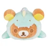 Rilakkuma San-X Original Plays with Dino Laydown Series Plush - Soft Green