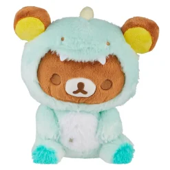 Rilakkuma San-X Original Plays with Dino Series Plush - Pastel Green