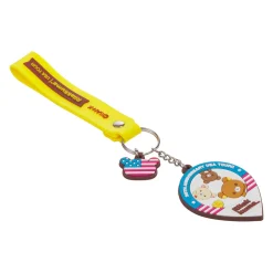 Rilakkuma 20th Anniversary USA Tour Keychain - Yellow