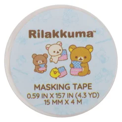 Rilakkuma 20th Anniversary USA Tour Washi Tape - Blue