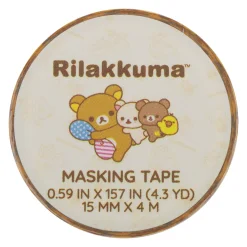 Rilakkuma 20th Anniversary USA Tour Washi Tape - Yellow