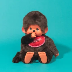 Sekiguchi Monchhichi Classic Boy RED Plush Doll - 17 Inch