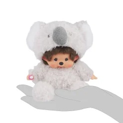Sekiguchi Monchhichi Sitting Fluffy Koala Doll Plush