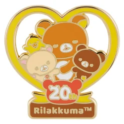 20th Anniversary Edition Rilakkuma San-X Original Metal Pin