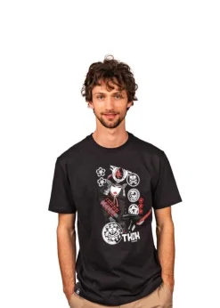 tokidoki Silver Samurai T-Shirt - Black